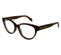 Alexander McQueen Woman AM0359O 002 Optical frames Acetate Havana Cat Eye