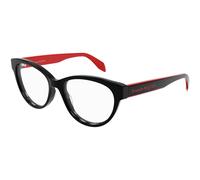 Alexander McQueen Woman AM0359O 005 Optical frames Acetate Black Cat Eye