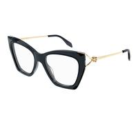 Alexander McQueen Woman AM0376O 002 Optical frames Acetate Grey Cat Eye