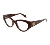 Alexander McQueen Woman AM0380O 002 Optical frames Acetate Havana Cat Eye