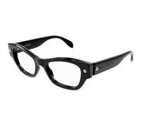 Alexander McQueen Woman AM0429O 001 Optical frames Acetate Black Cat Eye