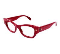 Alexander McQueen Woman AM0429O 004 Optical frames Acetate Red Cat Eye