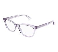 Alexander McQueen Woman AM0461O 005 Vista frames Acetate Violet Transparent Cat Eye