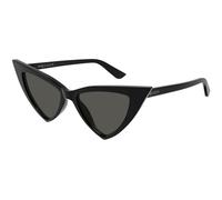 Alexander McQueen Woman AM0518S 002 Sunglasses Acetate Black Grey Cat Eye