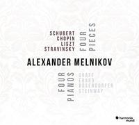 Alexander Melnikov - Four Pieces - Four Pianos - CD - J123z