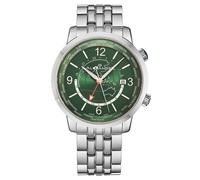 Alexander Men's A171B Journeyman 2 42mm Luxury World Traveler Watch in Green Alexander Green One Size