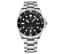 Alexander Men's A501B Vathos Luxury Diver's Watch 42mm in Black Alexander Black One Size