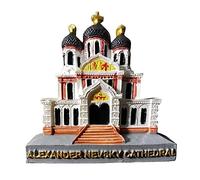 Alexander Nevsky Cathedral Sofia Bulgaria Refrigerator Magnet Travel Souvenir 3D Fridge Decoration Magnetic Sticker Craft Collection