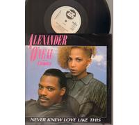 ALEXANDER O'NEAL featuring CHERRELLE - ALEXANDER O'NEAL featuring CHERRELLE - NEVER KNEW LOVE LIKE THIS BEFORE - 12 inch vinyl