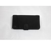 Alexander Pace Men's 'Alfred Long ' Leather Vintage Wallet in Black Alexander Pace Black One Size