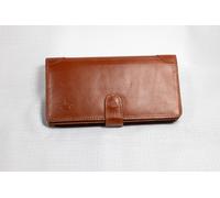 Alexander Pace Men's 'Alfred Long ' Leather Vintage Wallet in Tan Alexander Pace Tan One Size