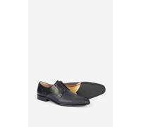 Alexander Pace Men's 'Eldon' Premium Leather Derby Shoes in Dark Grey | Size: 7 Alexander Pace Dark Grey 7