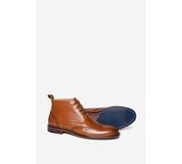Alexander Pace Men's 'Penton' Premium Leather Brogue Boots in Tan | Size: 11 Alexander Pace Tan 11