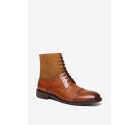 Alexander Pace Men's 'Rochester' Premium Leather & Suede Boots in Tan | Size: 9 Alexander Pace Tan 9