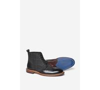 Alexander Pace Men's 'St. Martins' Vintage Derby Boots in Black | Size: 11.5 Alexander Pace Black 11.5