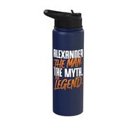 Alexander Personalized Name The Man The Myth The Legend Stainless Steel Insulated Water Bottle