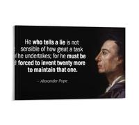 Alexander Pope Inspirational Quotes And Sayings Poster2 Posters Art Print Wall Photo Paint Poster Hanging Picture Family Decor 24x36inch(60x90cm)