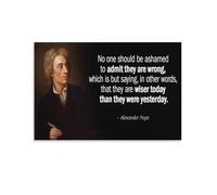 Alexander Pope Inspirational Quotes And Sayings Poster4 Painting On Canvas Wall Art Poster Scroll Picture Print Walls Decor Home Posters 20x30inch(50x75cm)