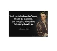 Alexander Pope Inspirational Quotes And Sayings Poster5 Canvas Poster Wall Art Picture Prints Hanging Photo Decor Home Posters Artworks 24x36inch(60x90cm)