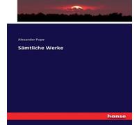 Alexander Pope Samtliche Werke Paperback Book Alexander Pope Multicolor