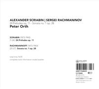 ALEXANDER SCRIABIN: 24 PRELUDES, OP. 11; SERGEI RACHMANINOV: SONATA NO. 1, OP. 2