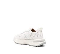 ALEXANDER SMITH Liverpool Women's Total White Leather Trainers with Chunky Sole 45 mm, Total White, 7 UK