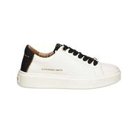 ALEXANDER SMITH London Woman LDW 8290 WBK Women's Leather Sneakers White Black, White Black, 4 UK