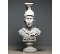 Alexander The Great Bust Sculpture Cast Alabaster Statue 7.48 inches