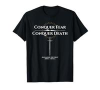 Alexander The Great Conquer Fear Motivational History Shirt T-Shirt