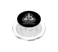 Alexander The Great In Zen Lotus Position Conquer Yourself PopSockets PopGrip for MagSafe