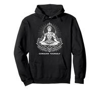 Alexander The Great In Zen Lotus Position Conquer Yourself Pullover Hoodie
