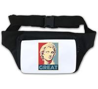 Alexander The Great Pop Art Style Poster Waist Bag Fanny Pack White
