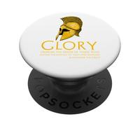 Alexander The Great Quote On Glory - Ancient Greek History PopSockets Adhesive PopGrip