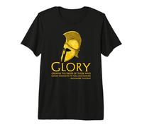 Alexander The Great Quote On Glory - Ancient Greek History Premium T-Shirt