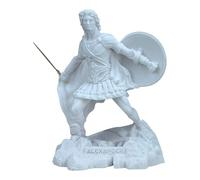 Alexander The Great Statue - Handmade Cast Marble Sculpture from Greece - Greek Macedonian King Historical