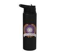 Alexander the Great Symbol Ancient Macedon Stainless Steel Insulated Water Bottle