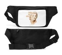 Alexander The Great There is Nothing Impossible to Him Who Will Try Unisex Waist Bag Black