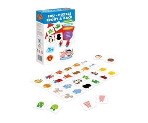 Alexander Toys - Edu Puzzle - 'Front & Back' - Childrens Matching Puzzle - For Children ages 3+