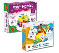 Alexander Train The Brain & Magic Mosaics 160 Piece | Size: 1 Pack Alexander Multicolor 1 Pack