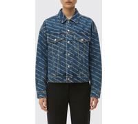 ALEXANDER WANG All Over Logo Denim Jacket - Size: M - female