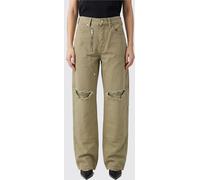 ALEXANDER WANG Distressed Denim Wide Leg Jeans - Size: 26 - female