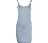 Alexander Wang logo-embossed tank dress - Blue S-L