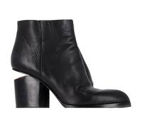 Alexander Wang Preloved Gabi Cutout Heel Ankle Boots In Black Leather