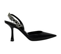 Alexander Wang Women's Preloved Grace Embellished Slingback Pumps in Black Leather | Size: 2