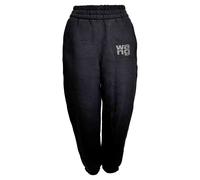 Alexander Wang Women's Preloved Logo Track Pants in Black Cotton | Size: 3XS