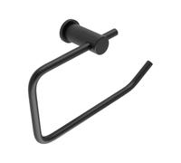 Alexander & Wilks Brunel Diamond Knurled Toilet Roll Holder (Black)