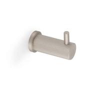 Alexander & Wilks Brunel Knurled Coat Hook - Polished Nickel Pvd