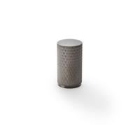 Alexander & Wilks Brunel Knurled Cylinder Cupboard Knob - Dark Bronze Pvd - 35mm