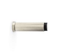 Alexander & Wilks Brunel Knurled Door Stop - Satin Nickel Pvd