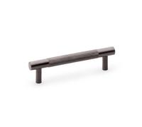 Alexander & Wilks Brunel Knurled T-Bar Cupboard Handle - Dark Bronze Pvd - Centres 96mm